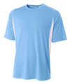 Color Block Crew LIGHT BLUE/WHITE
