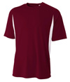 Color Block Crew MAROON/WHITE