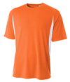 Color Block Crew ORANGE/WHITE