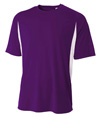 Color Block Crew PURPLE/WHITE