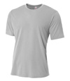 Mens Spun Poly Tee SILVER