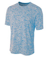 Space Dye Tech Tee LIGHT BLUE