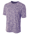 Space Dye Tech Tee PURPLE