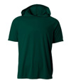 Youth Short Sleeve Hooded Tee FOREST
