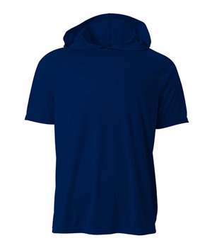 Youth Short Sleeve Hooded Tee NAVY