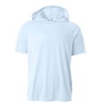 Youth Short Sleeve Hooded Tee PASTEL BLUE