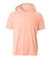 Youth Short Sleeve Hooded Tee SALMON