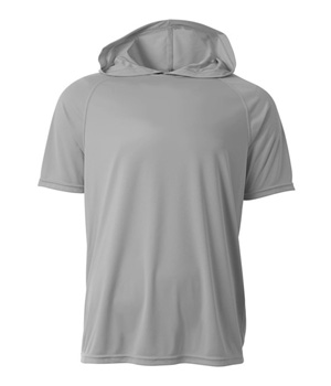 Youth Short Sleeve Hooded Tee SILVER