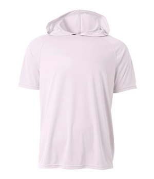 Cooling Hooded Tee WHITE