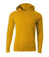 Youth Long Sleeve Hooded Tee GOLD