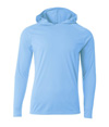 Youth Long Sleeve Hooded Tee LIGHT BLUE