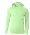 Youth Long Sleeve Hooded Tee LIGHT LIME
