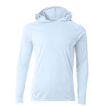 Cooling Hooded Tee PASTEL BLUE