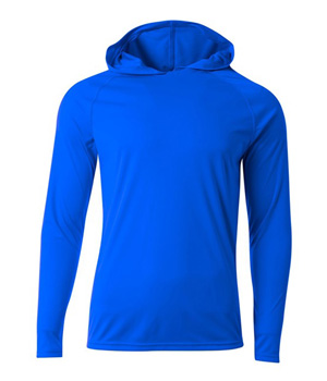 Youth Long Sleeve Hooded Tee ROYAL