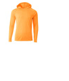 Youth Long Sleeve Hooded Tee SAFETY ORANGE