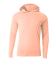 Youth Long Sleeve Hooded Tee SALMON