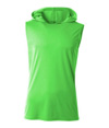 Cooling Hooded Tee SAFETY GREEN