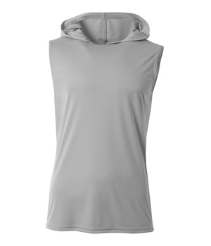 Cooling Hooded Tee SILVER