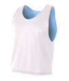 Youth Lacrosse Jersey WHITE/LIGHT BLUE