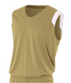 Youth V-Neck Muscle VEGAS GOLD/WHITE