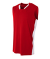 Youth Backcourt Jersey SCARLET RED/WHITE