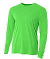 Youth Performance Crew SAFETY GREEN
