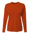 Womens Long Sleeve Sprint ATHLETIC ORANGE