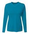 Womens Long Sleeve Sprint ELECTRIC BLUE