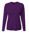 Womens Long Sleeve Sprint PURPLE