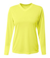 Womens Long Sleeve Sprint SAFETY YELLOW
