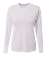 Womens Long Sleeve Sprint WHITE