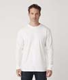 Garment Dye Long Sleeve Tee WHITE