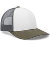 Low Pro Trucker Cap WHITE/LIGHT CHARCOAL/MOSS