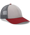 Low Pro Trucker Cap HTHR GREY/LT CHAR/VARSITY RED