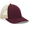 Low Pro Trucker Cap MAROON/BEIGE/MAROON
