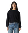 ReFlex Fleece Womens Crewneck BLACK