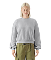 ReFlex Fleece Womens Crewneck HEATHER GREY (65C/25RP/10P)