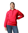 Adult Midweight Fleece Hoodie RED