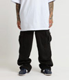 Heavy Fleece Cargo Pants BLACK