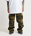 Heavy Fleece Cargo Pants CAMO GREEN