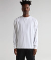 Garment Dye Long Sleeve Tee WHITE