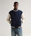 Letterman Jacket NAVY/WHITE