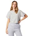 Womens Cropped Heritage Tee OXFORD GRAY (90C/10P)