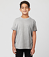 Youth Short Sleeve Tee ATHLETIC HEATHER (85 COTTON/15 VISCOSE