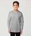 Youth Long Sleeve Tee ATHLETIC HEATHER (85 COTTON/15 VISCOSE