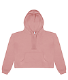 Womens Cropped Hoodie DUSTY PINK