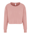 Womens Cropped Sweat DUSTY PINK