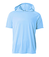 Cooling Hooded Tee SKY BLUE