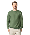 Midweight Adult 1/4 Zip MILITARY GREEN