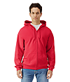 Softstyle Fleece Full Zip RED